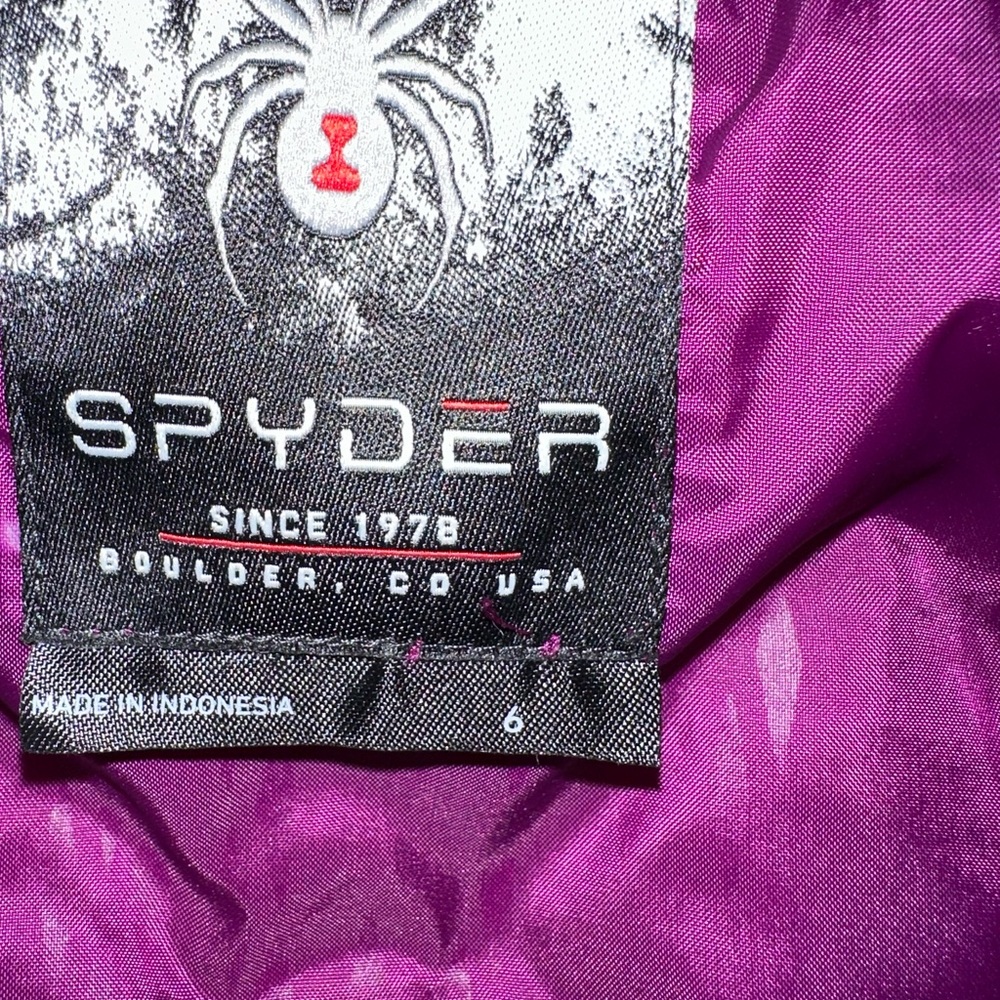 NWT Spyder BALANCE GTX Ski Jacket, Size 6
beautiful bright bubblegum and grape - Picture 4 of 8